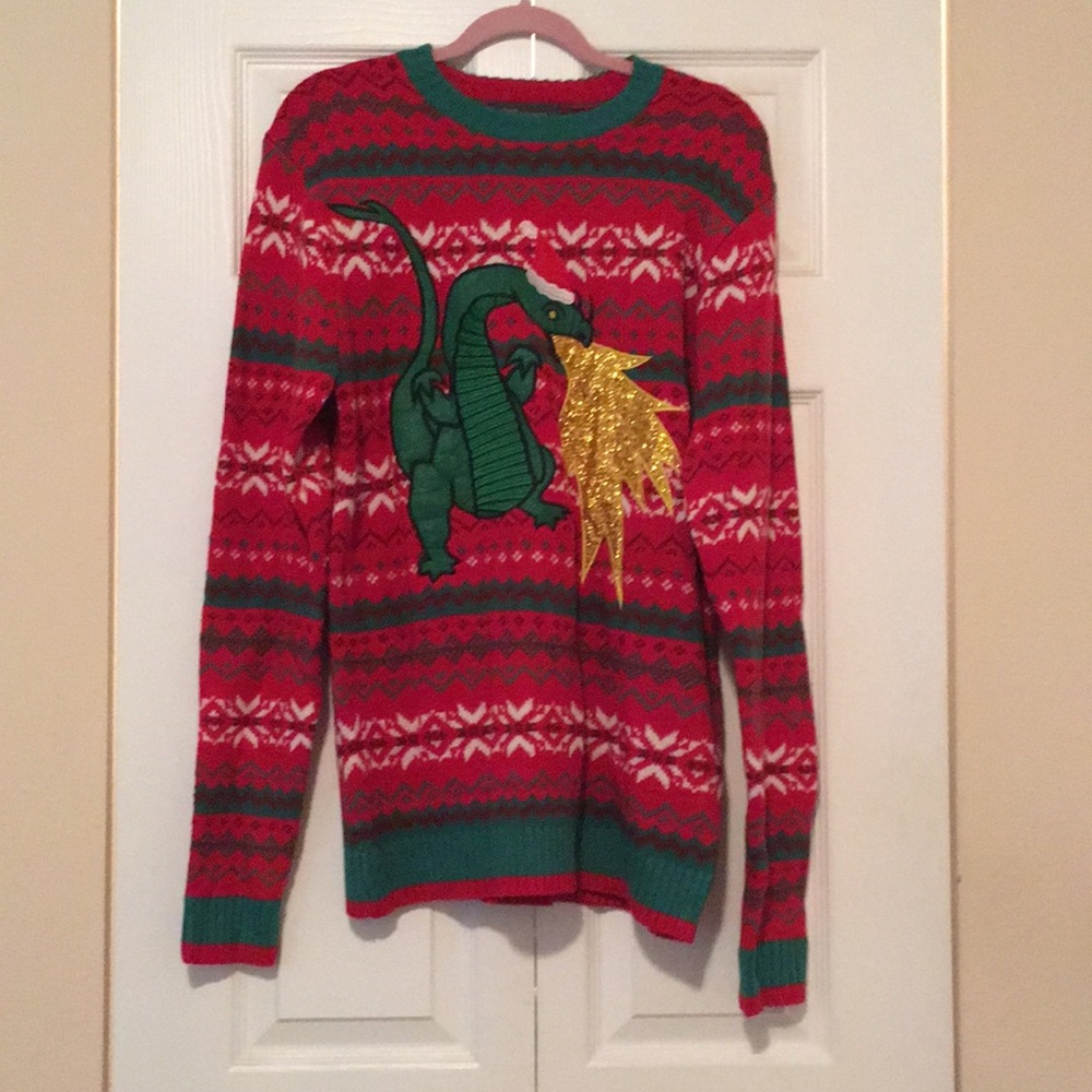 Dragon Ugly Christmas Sweater!